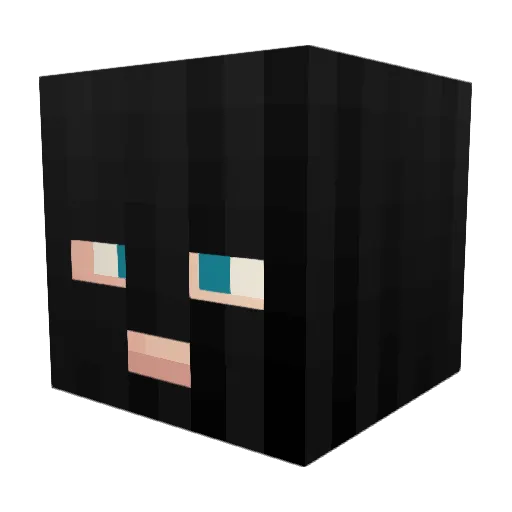 Leeyvi Minecraft avatar head, 3D render