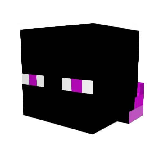Lefann Minecraft avatar head, 3D render