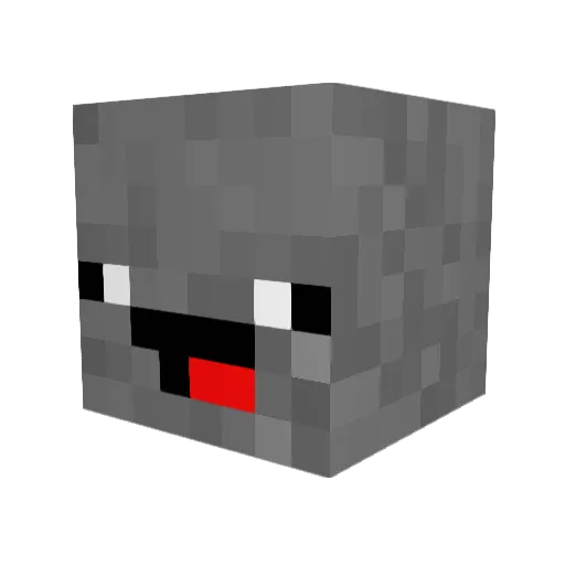 Lefe1735 Minecraft avatar head, 3D render