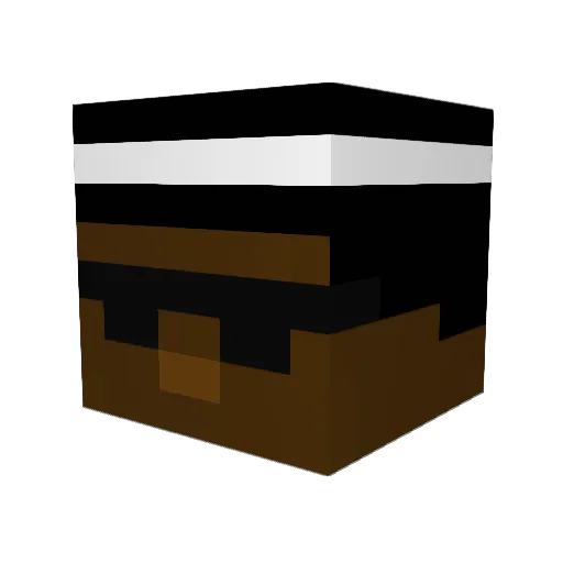 Leff198 Minecraft avatar head, 3D render