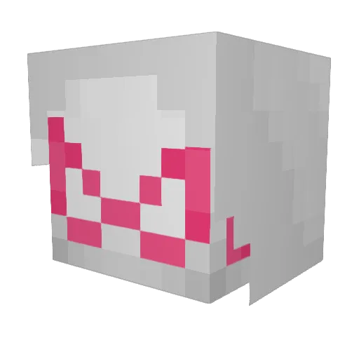 Lefridgee Minecraft avatar head, 3D render