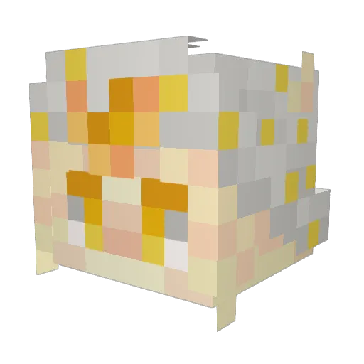 LeftJohnny Minecraft avatar head, 3D render