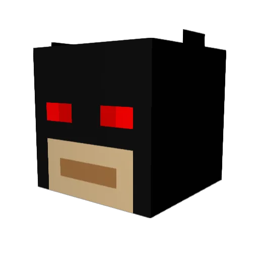 LeftNut1 Minecraft avatar head, 3D render