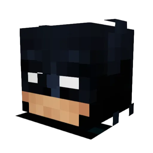 LeftOutSkittle Minecraft avatar head, 3D render