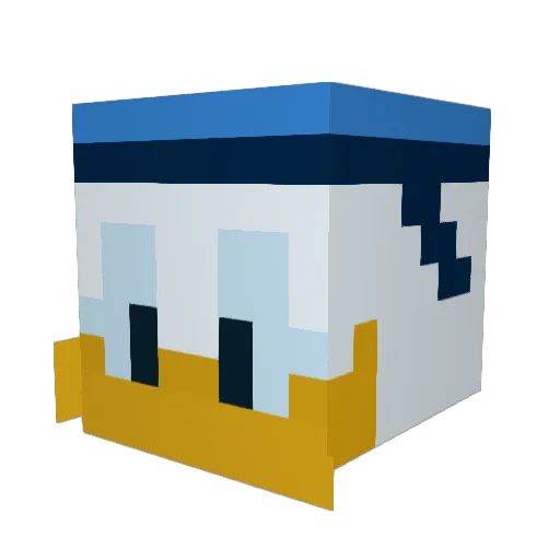 Lefteris57 Minecraft avatar head, 3D render