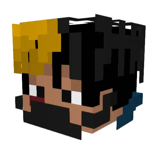 LefterisPlayz Minecraft avatar head, 3D render