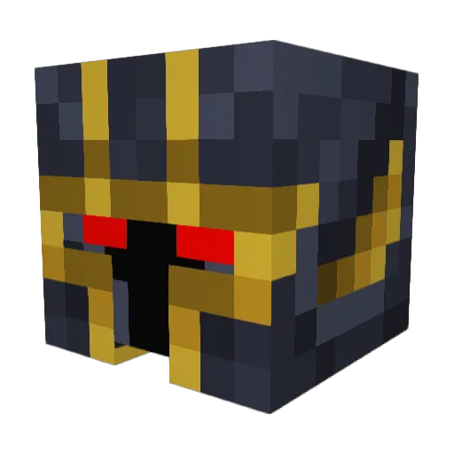 LeftwardOwl Minecraft avatar head, 3D render