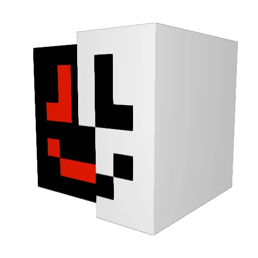 LeftyXNoone Minecraft avatar head, 3D render