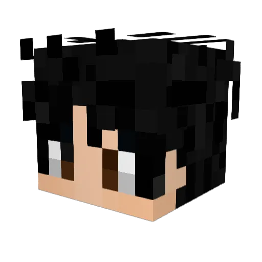 Leg3ndKai Minecraft avatar head, 3D render