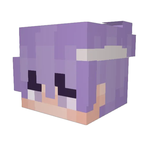 LegacyAlex Minecraft avatar head, 3D render