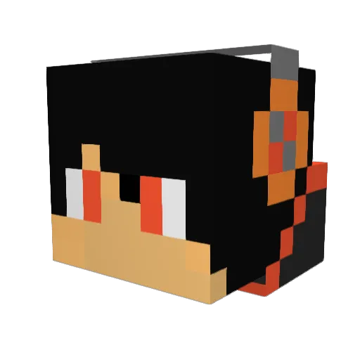 LegacyBoii Minecraft avatar head, 3D render