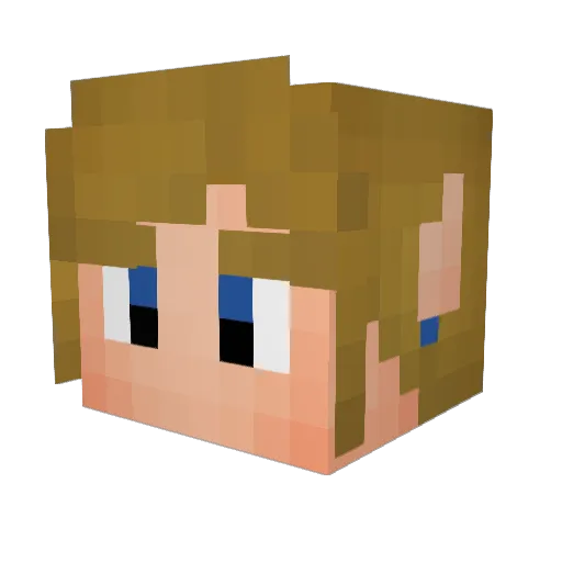 LegacyCreator915 Minecraft avatar head, 3D render
