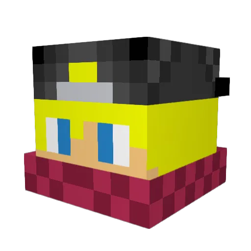 LegacyPlayz Minecraft avatar head, 3D render