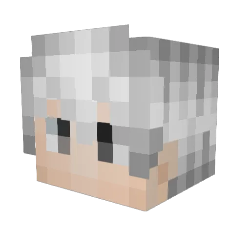 LegacyPrEsTiGe Minecraft avatar head, 3D render