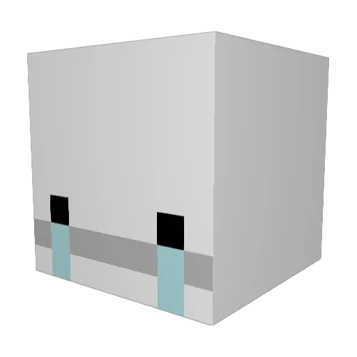 LegacySOUS Minecraft avatar head, 3D render