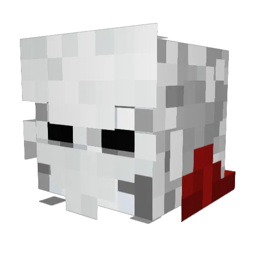LegacyV Minecraft avatar head, 3D render