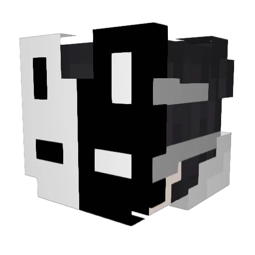 LegacyZac Minecraft avatar head, 3D render