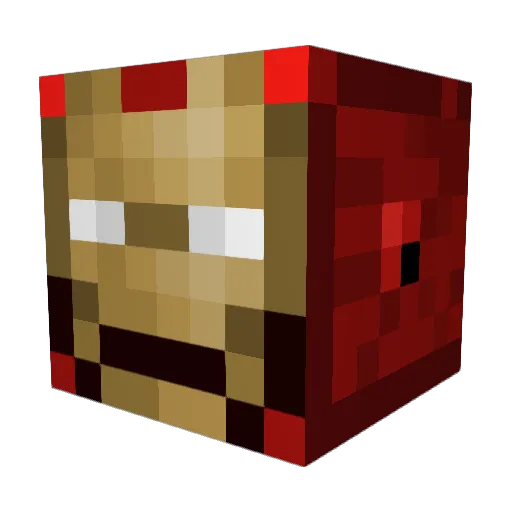 Legacy_Jarvis Minecraft avatar head, 3D render