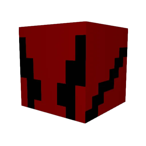 Legadase Minecraft avatar head, 3D render