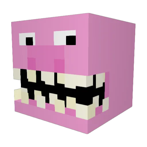 LegalButterS Minecraft avatar head, 3D render