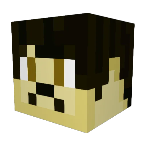 LegalImp3814191 Minecraft avatar head, 3D render