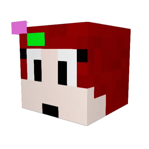LegalTick921459 Minecraft avatar head, 3D render