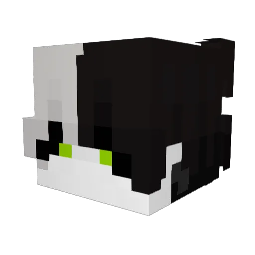 LegalizeBread Minecraft avatar head, 3D render