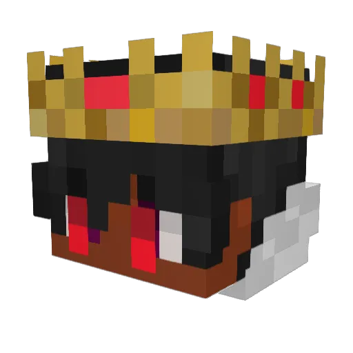 Legedo Minecraft avatar head, 3D render