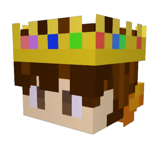 Legend5507 Minecraft avatar head, 3D render