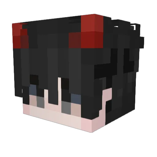 LegendCicada Minecraft avatar head, 3D render
