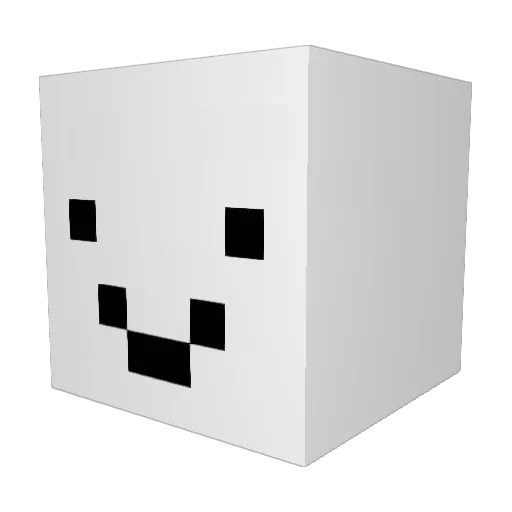 LegendFarts Minecraft avatar head, 3D render