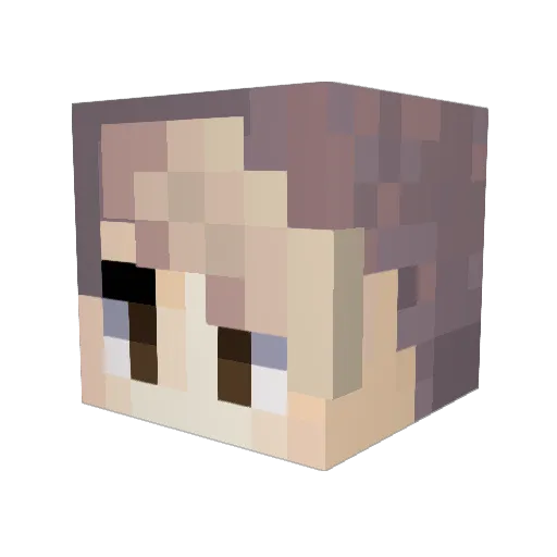 LegendHyper Minecraft avatar head, 3D render