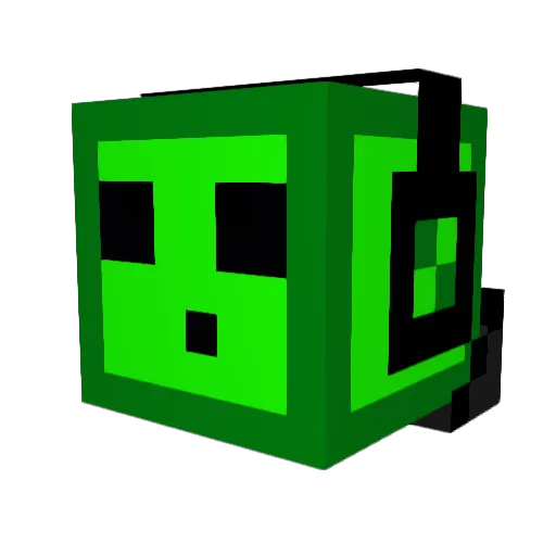 LegendMineplex Minecraft avatar head, 3D render