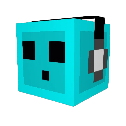 LegendOfLarve Minecraft avatar head, 3D render