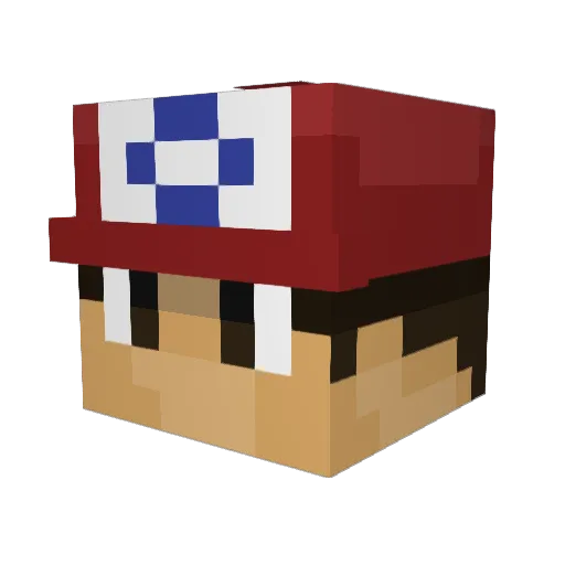 LegendPsykoHD Minecraft avatar head, 3D render