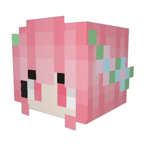 Legend_DaDa Minecraft avatar head, 3D render