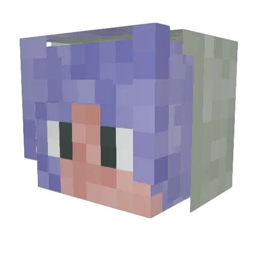 Legend_Kar Minecraft avatar head, 3D render
