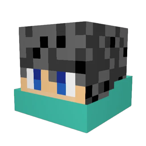 Legend_Wayne Minecraft avatar head, 3D render