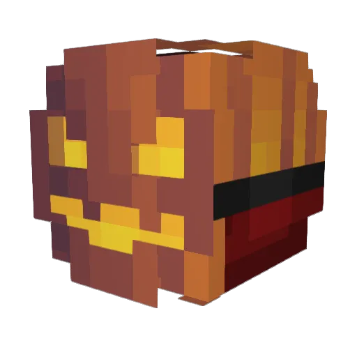 Legend_mini Minecraft avatar head, 3D render