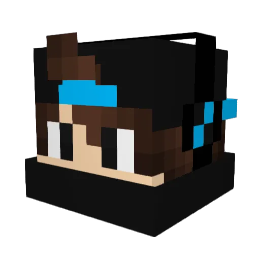 Legenda0918 Minecraft avatar head, 3D render