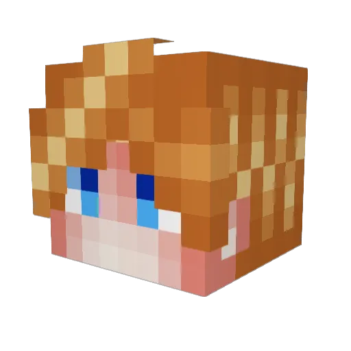 Legenda_Fin4ik Minecraft avatar head, 3D render