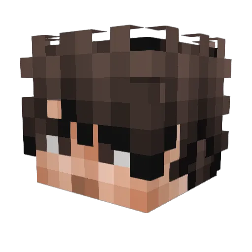 Legendary26 Minecraft avatar head, 3D render