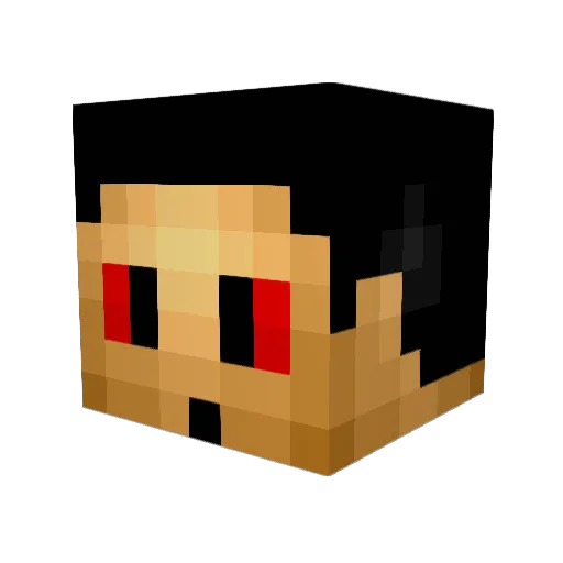 LegendaryCoww Minecraft avatar head, 3D render