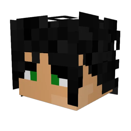 LegendaryHavel Minecraft avatar head, 3D render