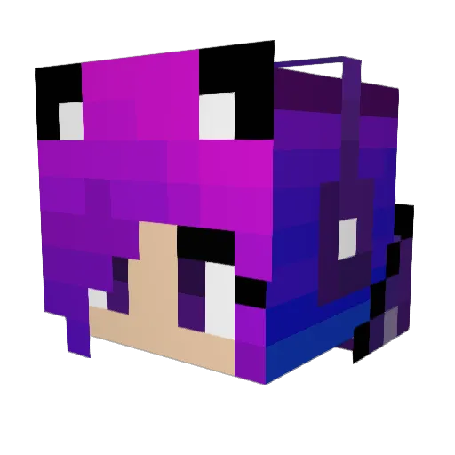LegendaryLife Minecraft avatar head, 3D render