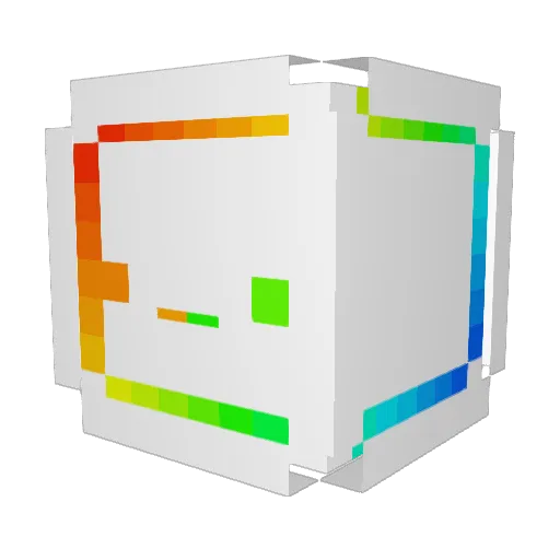 LegendaryRadar Minecraft avatar head, 3D render