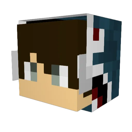 LegendaryRidge Minecraft avatar head, 3D render
