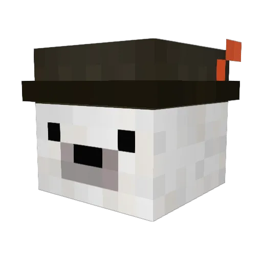 LegendaryS1mon Minecraft avatar head, 3D render