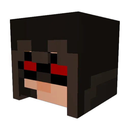 Legendary_Bow Minecraft avatar head, 3D render