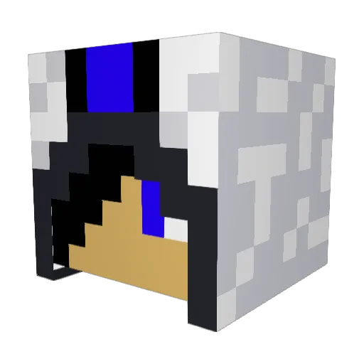 Legendary_Man15 Minecraft avatar head, 3D render